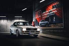 Audi Tradition On Instagram The Rules Of Offside Valid Then And Now Our Audi Sportquattro Came Across An Up To Date Audi Fell Audi Audi Sport Rally Car