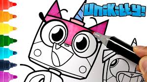 In this free to play coloring game some of her best friends are also featured so once you're done coloring unikitty you can also try your painter skills on prince puppycorn, dr. Unikitty Coloring Pages For Kids How To Draw Princess Unikitty Lego Toys Youtube