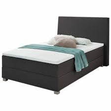 Zunehmend beliebt sind boxspringbetten, die besonders komfortabel und aufgrund ihrer höhe bei älteren personen beliebt sind. Boxspringbett Anthrazit Mit Topper 120x200 Cm Online Bei Roller Kaufen