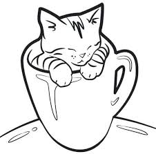 Sweet coloring pages with cute kittens from 44 cats series. Cute Easy Kitten Coloring Pages Novocom Top