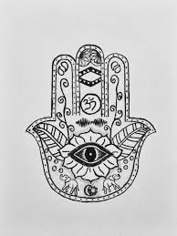 Simple Hamsa Drawing Google Search Hamsa Drawing Hamsa Hand Tattoo Hamsa Hand