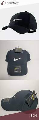 Nike Dri Fit Black Golf Hat Cap Legacy 91 Unisex Nike Dri Fit Nike Golf Hats