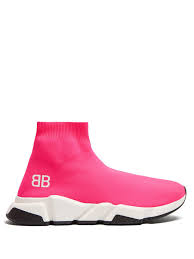 Jackets, active wear, maternity, dresses, jeans, pants, shirts Balenciaga Rubber Sneakers With Sock In Pink Lyst