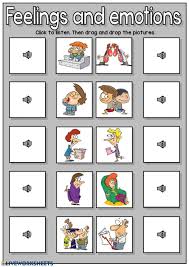 Feelings And Emotions Listening Feelings And Emotions Worksheet Feelings And Emotions Feelings Emotions