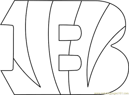 In case you don\'t find what you are. Cincinnati Bengals Logo Coloring Page For Kids Free Nfl Printable Coloring Pages Online For Kids Coloringpages101 Com Coloring Pages For Kids
