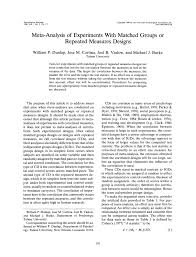 Jun 25, 2018 · a comprehensive database of more than 6574 education quizzes online, test your knowledge with education quiz questions. Pdf Dunlop Wp Cortina Jm Vaslow Jb Burke Mj Meta Analysis Of Experiments With Matched Groups Or Repeated Measures Designs Psychol Methods 1 170 177