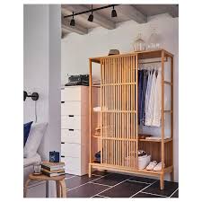 Shop everything for your home & more! Nordkisa Open Wardrobe With Sliding Door Bamboo Get It Here Ikea