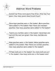 These algebra 1 equations worksheets will produce distance, rate, and time word problems with ten problems per worksheet. Grade 1 Word Problems Worksheets