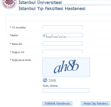 Capa Tip Fakultesi Internetten Randevu Nasil Alinir Tip Fakultesi Tip Internet