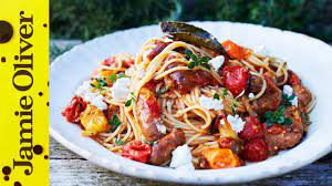 Read below to make this lobster. Summer Sausage Pasta Recipe Video Jamie Oliver