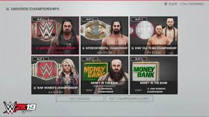 Raw, or simply the wwe series, is a series of professional wrestling sports video games developed and released annually since 2000. Wwe 2k19 Roundup Features Part 2 Universe Mode Wwe Wwe Game Universe