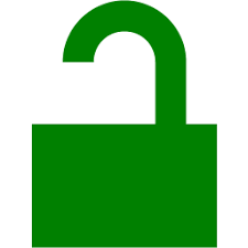 A small picture that represents an object or program. Green Lock Unlocked Icon Free Green Lock Icons