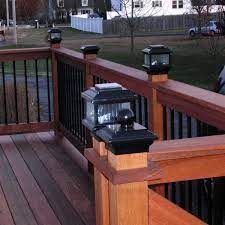 Polaris Solar Post Cap Light By Aurora Deck Lighting Deck Lighting Solar Deck Lights Deck Post Lights