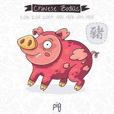 Pig Horoscope Feng Shui Forecast Thechinesezodiac Org Chinese Zodiac Signs Pig Vector Chinese Zodiac