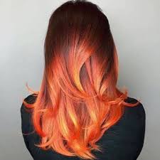 I always add some of the tips of the hair in foils to get different tones to make the ends pop out. The 27 Hottest Red Ombre Hairstyles