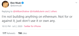Bitcoin's incredible power consumption has become a matter of popular concern this year, most recently because of an errant tweet from tesla ceo elon … Elon Musk Declines Rumors About Collaborating With Ethereum