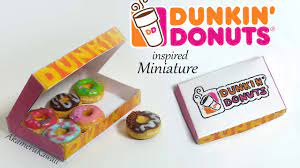 Miniature Dunkin Donuts Inspired Polymer Clay Tutorial Polymer Clay Tutorial Barbie Food Dunkin