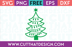 Download Free Christmas Tree Svg Files By Cut That Design