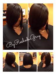 Bonded tracks cut and style with leave out. Colours Of Distinction Quick Weave Bob Quick Weave Hairstyles Quick Weave