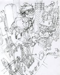 Kim Jung Gi How To Draw Figures In Perspective Kim Jung Gi Us Kjg S Illustrations For French Sfx Novel The Paradise Written By Bernard Werber Korean Edition Only Sketch Book Drawings Perspective Art