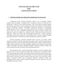 Kali menyelesaikan masalah matematik berkaitan sudut, garis, persamaan, nombor dan. Kaunseling Umum Dan Kaunseling Dalam Islam