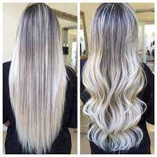Icy Blondes By Heber Hair Colors Ideas Dunkle Haare Mit Strahnen Weissblond Haarfarbe Schwarz