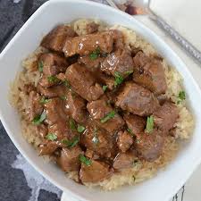 I like to add flavor to the tenderloin from salt, pepper, and bacon. Fire Seared Beef Tenderloin Tips With Rice Beef Tenderloin Recipes Beef Tenderloin Tips Recipe Tenderloin Tips Recipe
