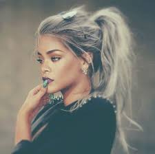 Spanish Barbiee Messy Ponytail Hairstyles Hair Styles Silver Hair Color