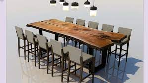 Large Preview Of 3d Model Of Reclaimed Raw Wood Table Reclaimed Wood Table Wood Slab Table Wood Table