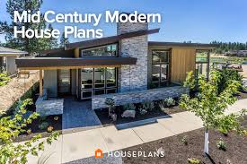 Contemporary post and beam home. Mid Century Modern House Plans Houseplans Blog Houseplans Com