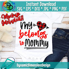 Download My Heart Belongs To Mommy Svg Valentines Day Svg Baby Boy Valentine By Dynamic Dimensions Thehungryjpeg Com