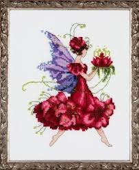 Price and other details may vary based on size and color. Nora Corbett Geranium Cross Stitch Pattern 123stitch