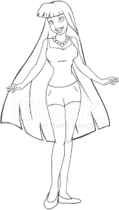 Free printable shorts coloring pages and download free shorts coloring pages along with coloring pages for other activities and coloring sheets. Teenage Girl In Tanktop And Shorts Coloring Page Stock Vector Freeimages Com