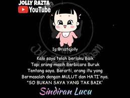 1 kata kata sindiran untuk pacar dan sahabat. Sindiran Lucu 128 Youtube