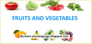 47 إسم من أسماء الخضار والفواكه بالانجليزي Pdf Vegetables Fruits And Vegetables Fruit