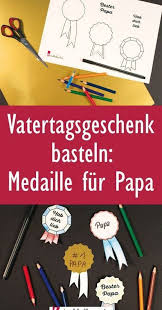 Vatertagsgeschenk Basteln 3 Schnelle Ideen Medaille F R Papa Selber Machen Diy Geschenk Zu Vatertag Me In 2020 Presents For Her Presents For Men Birthday Items