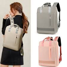 Details About Women Large Capacity Laptop Backpack College Student School Bag