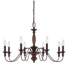 Get inspired with our curated ideas for chandeliers and find the perfect item for every room in your home. Quoizel Holbrook 8 Light Tuscan Brown Candle Style Chandelier Hk5008tc The Home Depot