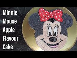 Nice to meet you, i'm crush crush. Minnie Mouse Apple Flavour Without Crush Minnie Mouse Cake Youtube