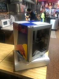 Please see pictures for condition. Buy New Red Bull Energy Drink Baby Cooler Mini Fridge Table Top Small Refrigerator Online In Kuwait 392730709850