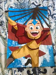 I am now considering removing the paint when i have time, because it now looks awful. Had The Day Off And Got Real Bored So I Decided To Paint Aang First Time Painting In Almost Two Years Go Easy On Me Thelastairbender