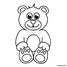 Ausmalbild Teddybär Stock Image And Royalty Free Vector