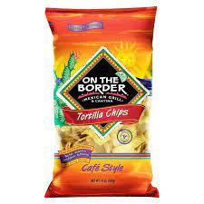 On The Border Cafe Style Tortilla Chips 15oz On The Border Chips Tortilla Chips Chips