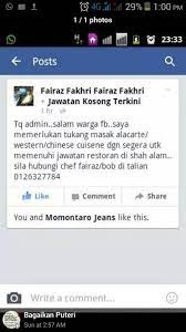 Kerja kosong shah alam, shah alam view the profiles of people named kerja kosong. Kerja Kosong Area Johor N9 Melaka Dan Selangor Home Facebook