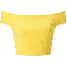 Black And White Crop Top Clipart Image Result For Cute Yellow Crop Tops Ropa Polyvore Amarillo