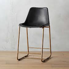 Interesting decorating ideas for modern black leather counter stools. Modern Leather Bar Stools Cb2