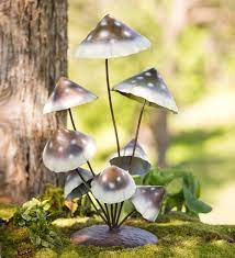 Metal Mushroom Garden Sculpture In Metal Yard Sculpture Metal Garden Art Yard Sculptures Garden Art The mushroom outdoor sculpture metal landscape is really great for golf or garden ornament, which shows the grand and unbelievable scenery to travelers. metal yard sculpture metal garden art