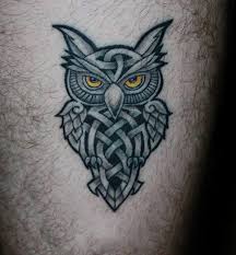 A right tattoo placement compliments a right owl tattoo design. 21 Best Celtic Owl Tattoos Designs