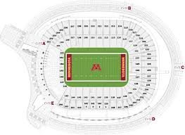 tcf bank stadium seating chart