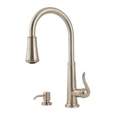 Buy from an authorized internet retailer and get free technical support for life. Pfister Ashfield Single Handle Pull Down Sprayer Kitchen Faucet In Brushed Nickel Gt529ypk The Home Depot